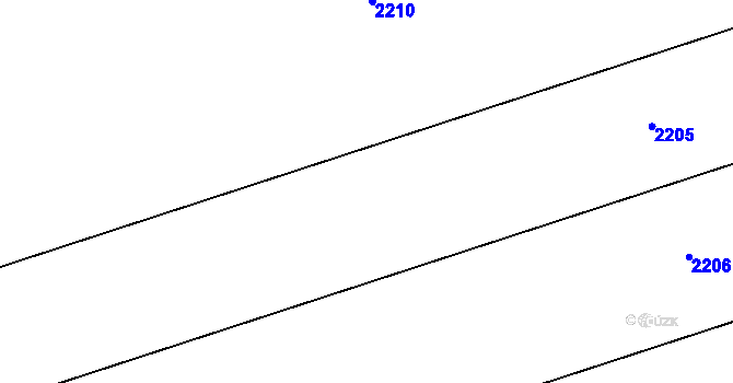 Parcela st. 329/6 v KÚ Rybnice u Kaznějova, Katastrální mapa