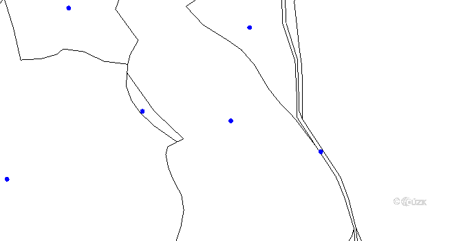 Parcela st. 43 v KÚ Mladoňov, Katastrální mapa