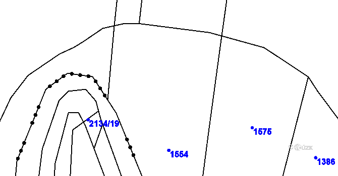 Parcela st. 403/9 v KÚ Rychnovek, Katastrální mapa