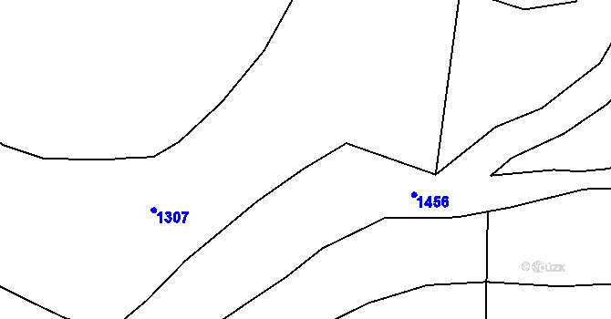 Parcela st. 401/32 v KÚ Rychnovek, Katastrální mapa