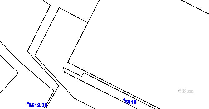 Parcela st. 6618/27 v KÚ Rychvald, Katastrální mapa