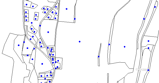 Parcela st. 3325/1 v KÚ Rýmařov, Katastrální mapa