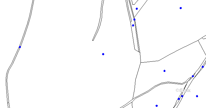 Parcela st. 412/1 v KÚ Jamartice, Katastrální mapa