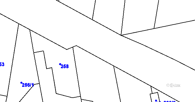 Parcela st. 812/30 v KÚ Rynholec, Katastrální mapa