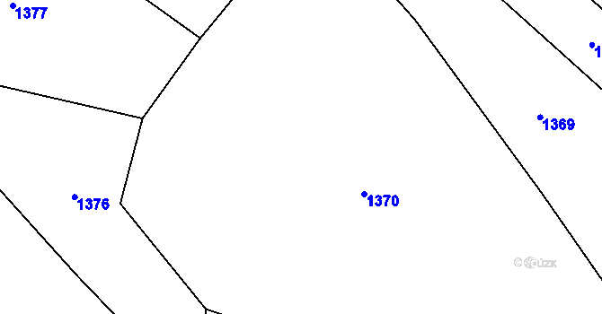 Parcela st. 1041/24 v KÚ Ředice, Katastrální mapa