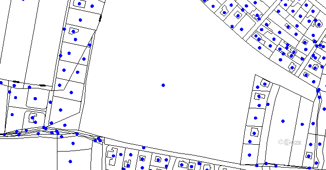 Parcela st. 3725/1 v KÚ Řevnice, Katastrální mapa