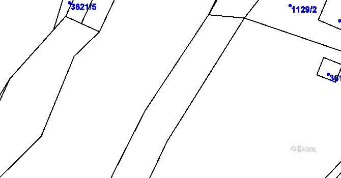 Parcela st. 3559/7 v KÚ Řevnice, Katastrální mapa