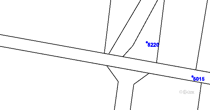 Parcela st. 420/53 v KÚ Řevničov, Katastrální mapa