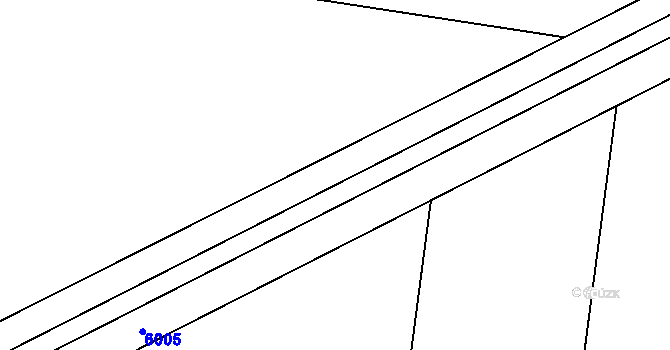 Parcela st. 576/58 v KÚ Řevničov, Katastrální mapa
