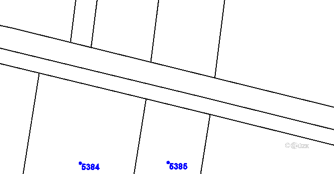 Parcela st. 3654/92 v KÚ Řevničov, Katastrální mapa