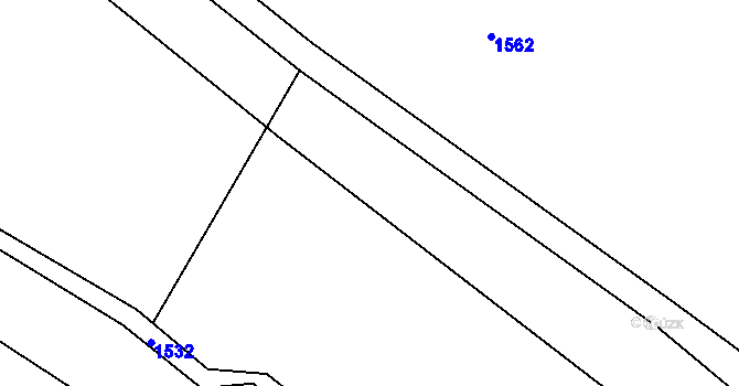 Parcela st. 144/4 v KÚ Řevnov, Katastrální mapa