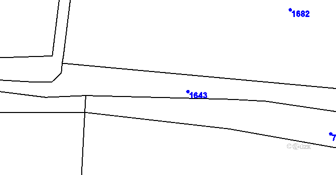 Parcela st. 187/4 v KÚ Řevnov, Katastrální mapa