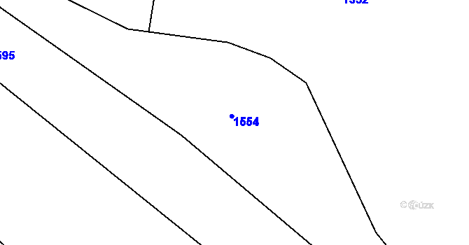 Parcela st. 361/1 v KÚ Řevnov, Katastrální mapa