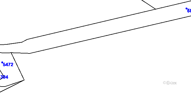 Parcela st. 80/3 v KÚ Říčky v Orlických horách, Katastrální mapa
