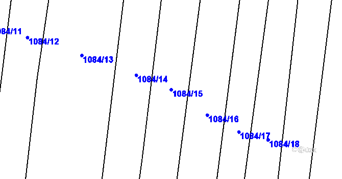 Parcela st. 1084/15 v KÚ Řimovice, Katastrální mapa