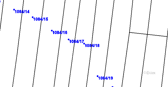 Parcela st. 1084/18 v KÚ Řimovice, Katastrální mapa