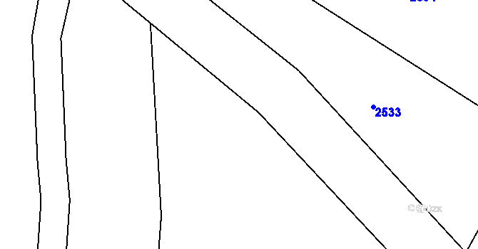 Parcela st. 160/8 v KÚ Salačova Lhota, Katastrální mapa