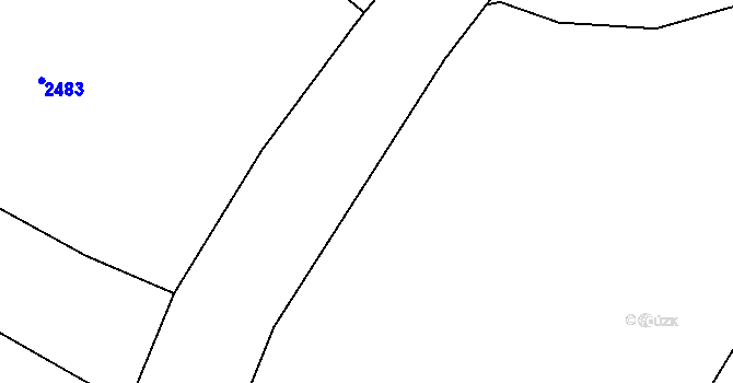 Parcela st. 105/1 v KÚ Salačova Lhota, Katastrální mapa