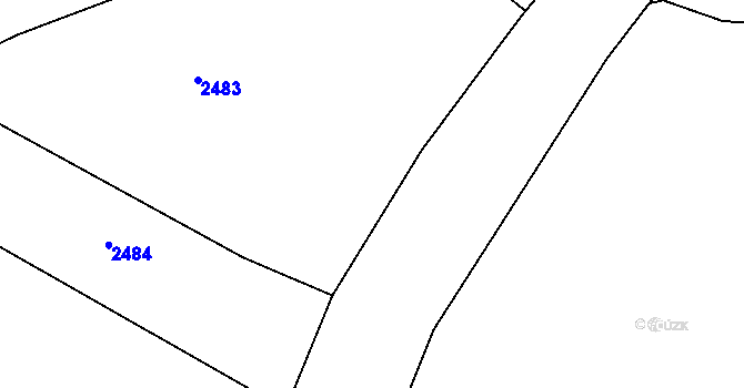 Parcela st. 350/5 v KÚ Salačova Lhota, Katastrální mapa
