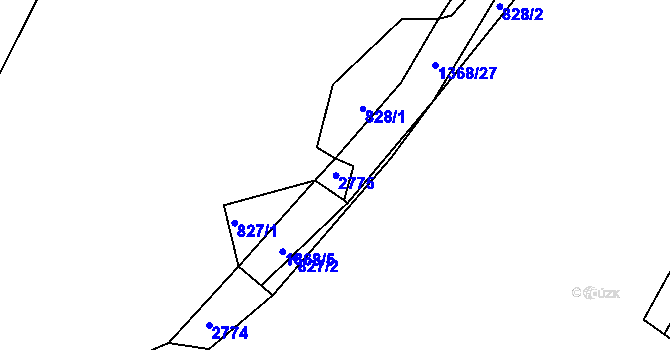 Parcela st. 2390/19 v KÚ Salačova Lhota, Katastrální mapa