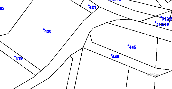 Parcela st. 339/6 v KÚ Salaš u Zlína, Katastrální mapa