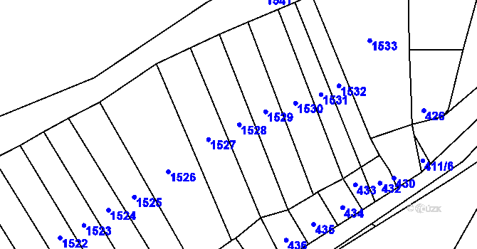 Parcela st. 857 v KÚ Sedlec u Mikulova, Katastrální mapa