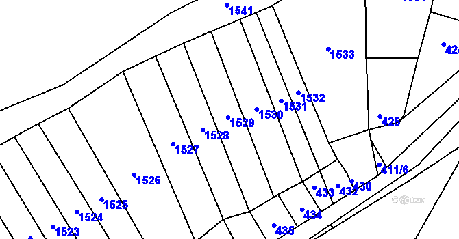Parcela st. 858 v KÚ Sedlec u Mikulova, Katastrální mapa