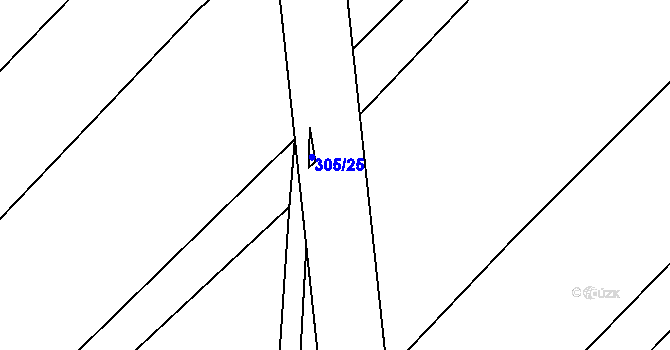 Parcela st. 2536/72 v KÚ Sedlejov, Katastrální mapa