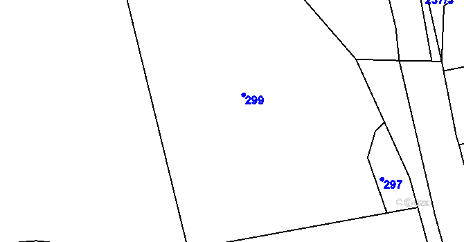 Parcela st. 202/12 v KÚ Sedlice u Domažlic, Katastrální mapa