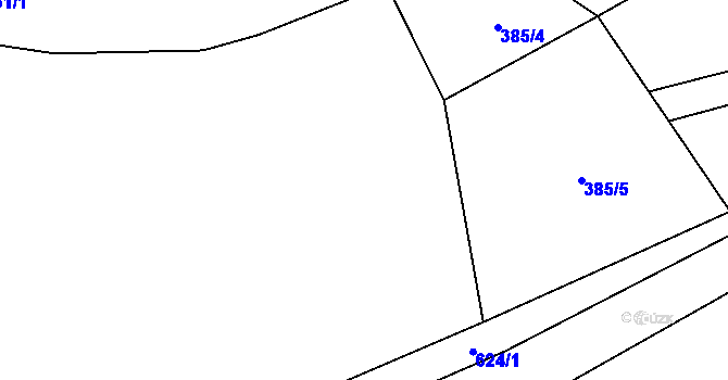 Parcela st. 11/18 v KÚ Sedliště u Litomyšle, Katastrální mapa