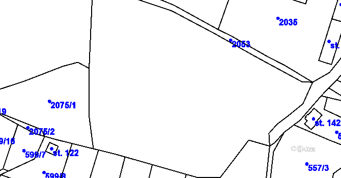 Parcela st. 568/6 v KÚ Sedlo u Číměře, Katastrální mapa
