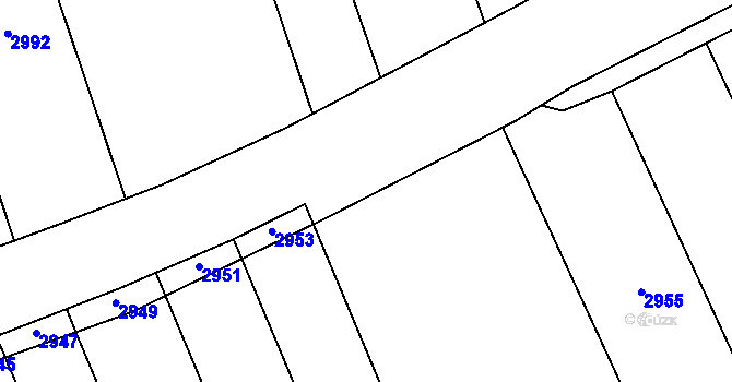 Parcela st. 2782/24 v KÚ Sehradice, Katastrální mapa