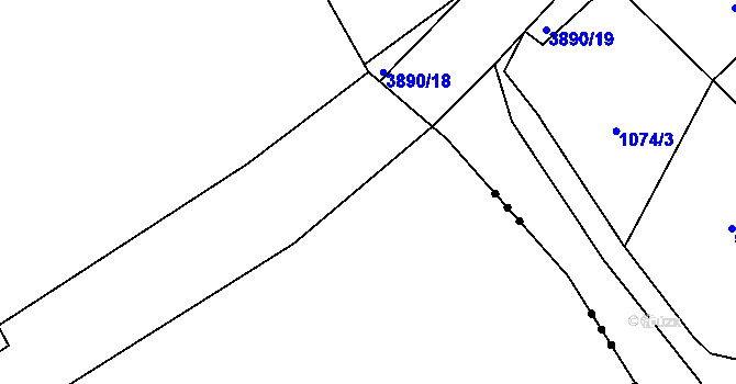 Parcela st. 2782/37 v KÚ Sehradice, Katastrální mapa