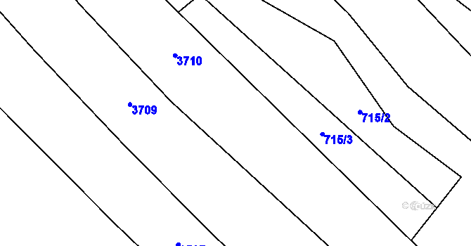Parcela st. 140 v KÚ Sehradice, Katastrální mapa