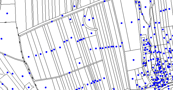 Parcela st. 2652/1 v KÚ Sehradice, Katastrální mapa