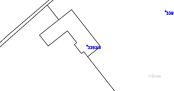 Parcela st. 3393/5 v KÚ Semily, Katastrální mapa