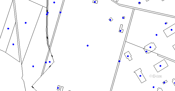 Parcela st. 294/1 v KÚ Semtín, Katastrální mapa