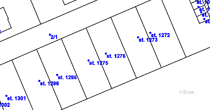 Parcela st. 2/19 v KÚ Semtín, Katastrální mapa