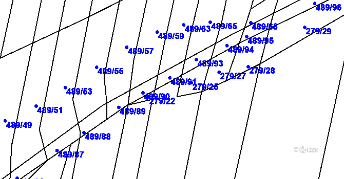 Parcela st. 279/24 v KÚ Sepekov, Katastrální mapa