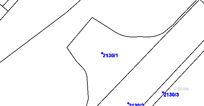 Parcela st. 2130/1 v KÚ Sezemice nad Loučnou, Katastrální mapa