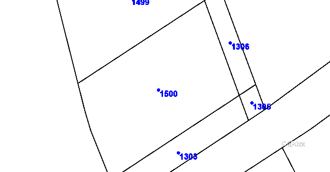 Parcela st. 453/30 v KÚ Skalice u Smiřic, Katastrální mapa