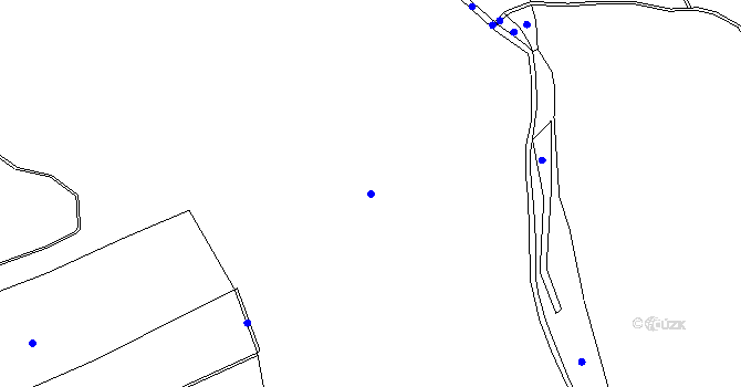 Parcela st. 803/1 v KÚ Sklené u Svitav, Katastrální mapa