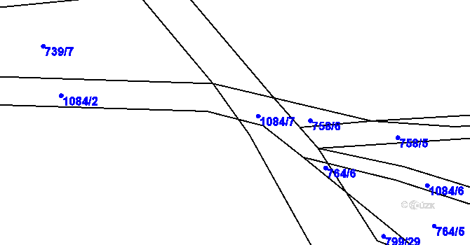 Parcela st. 799/17 v KÚ Skořice, Katastrální mapa
