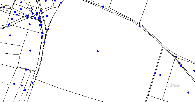 Parcela st. 202/1 v KÚ Skramníky, Katastrální mapa