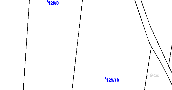 Parcela st. 129/9 v KÚ Dudov, Katastrální mapa