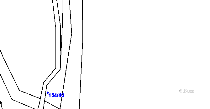 Parcela st. 129/12 v KÚ Dudov, Katastrální mapa