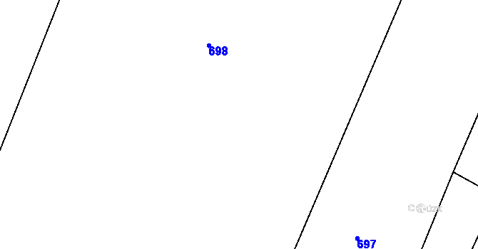 Parcela st. 155/78 v KÚ Skřivany, Katastrální mapa