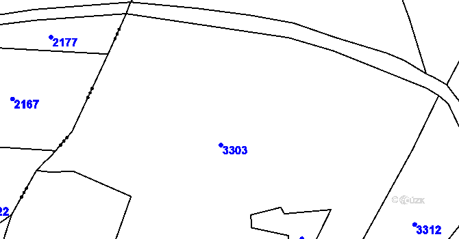 Parcela st. 57 v KÚ Skuhrov u Železného Brodu, Katastrální mapa