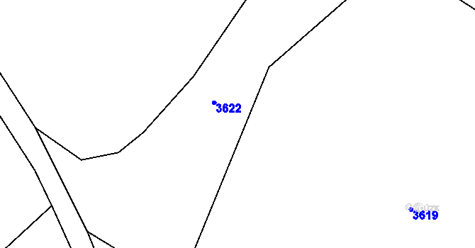 Parcela st. 170/2 v KÚ Skuhrov u Železného Brodu, Katastrální mapa