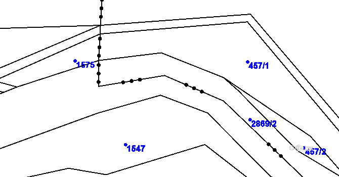 Parcela st. 2097 v KÚ Skuhrov nad Bělou, Katastrální mapa